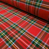 Tessuto Scozzese H 320 cm - QUADRO GRANDE ROSSO