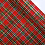 Tessuto Scozzese H 320 cm - QUADRO GRANDE ROSSO