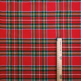 Tessuto Scozzese H 320 cm - QUADRO GRANDE ROSSO