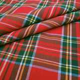 Tessuto Scozzese H 320 cm - QUADRO GRANDE ROSSO