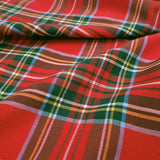 Tessuto Scozzese H 320 cm - QUADRO GRANDE ROSSO