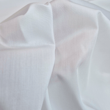Tessuto Raso di Puro Cotone H 165 cm - BIANCO
