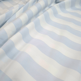 Tessuto Misto Cotone H 300 cm - RIGA AZZURRO PASTELLO