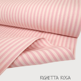 Collezione "Riga, quadretto e unito" H 180 cm - ROSA
