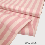 Collezione "Riga, quadretto e unito" H 180 cm - ROSA