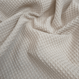 Eponge nid d'abeille en LIN MIX H 160 cm - ECRU