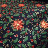 Cotone Natale H 140 cm - STELLE DI NATALE/BLU NOTTE