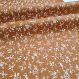 Pannolenci imprimé H 180 cm - TERRE/FLEURS DE SUREAU BLANCHES