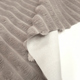 Ecopelliccia a coste H 140 cm - GRIGIO CHIARO