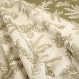 Tovagliato Fiandra di Cotone H 180 cm - PIGNE VERDE MUSCHIO
