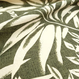 Misto Cotone Fondo Grezzo H 155 cm - FOGLIE/VERDE