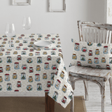 Cotone Fondo Panama Digital H 280 cm - MAGIA DI NATALE IN BARATTOLO