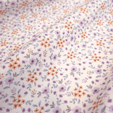 Mélange de coton avec impression numérique GREY LEAVES - H 280 cm