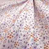 Mélange de coton avec impression numérique GREY LEAVES - H 280 cm