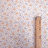 Mélange de coton avec impression numérique GREY LEAVES - H 280 cm