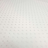 Cotone Natale H140 cm - MINI POIS ARGENTO/BIANCO