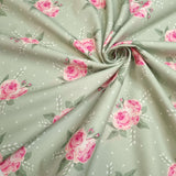 Cotone Americano - Collezione “Campagne Chic” Verde