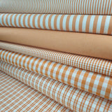 Collezione "Riga, quadretto e unito" H 180 cm - ARANCIO