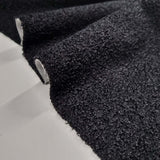 Tessuto Ricciolino BOUCLE' H 140 cm - NERO