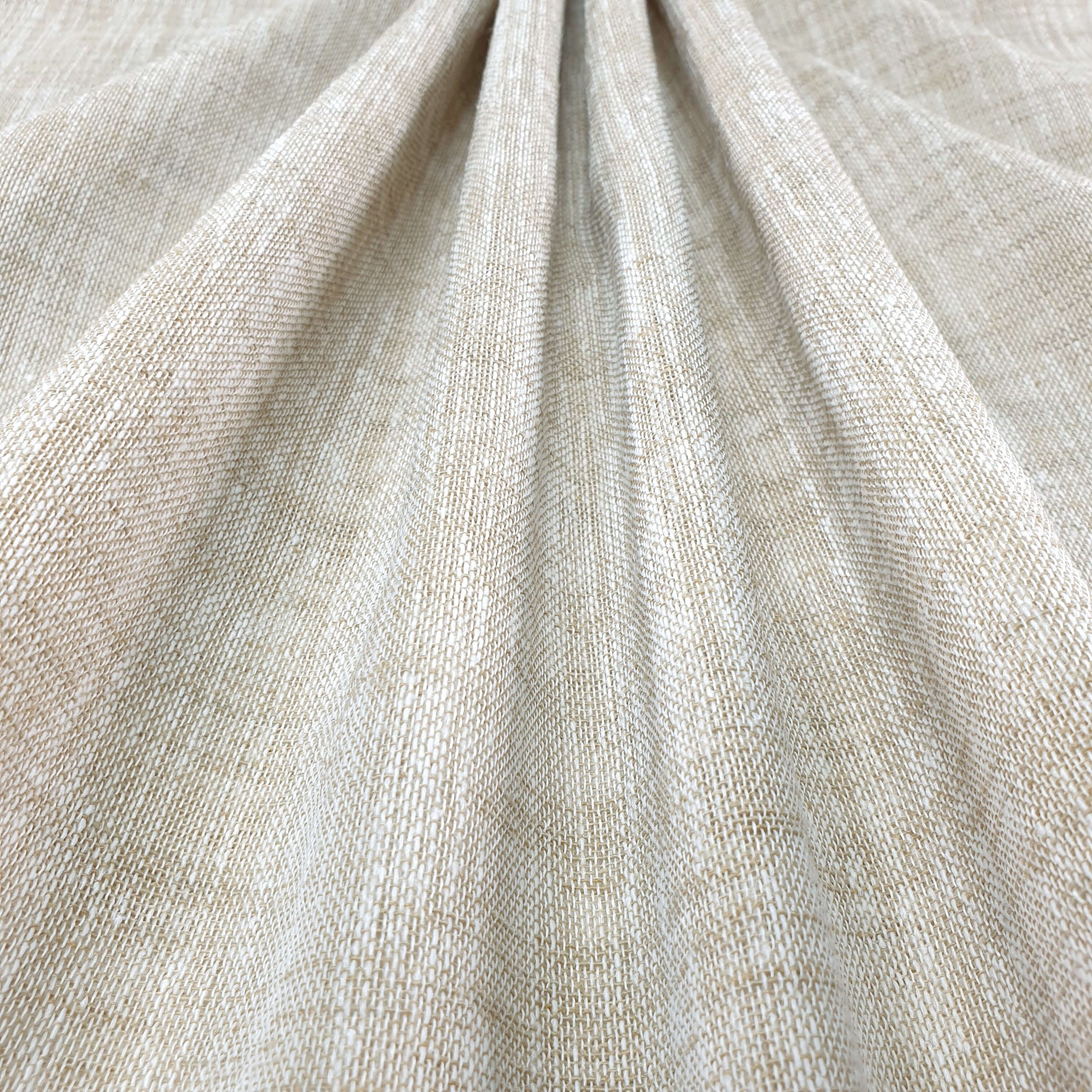 Duvetina B1 Tessuto A Metraggio – Cotone 100% Opaco, Larghezza 300 Cm, Ignifugo, Ideale Per Sfondi E Rivestimenti (Bianco Grezzo/Natura)