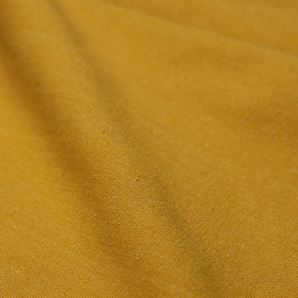 Tessuto Canvas Cotone - CURRY - taglio minimo o multipli da 25 x 140 cm
