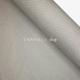 Tessuto Cotone H 140 cm - CUORICINI FONDO TORTORA