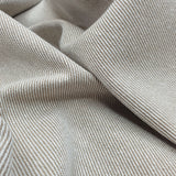 Tessuto grezzo con lavorazione in diagonale H 280 cm - GREZZO