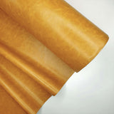 Simili cuir H 140 cm - EFFET MOUTARDE VIEILLIE