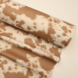 Bedrucktes Öko-Leder H 140 cm – VACHE BRAUN