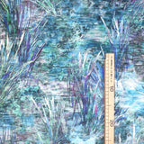 Velluto Digital H 140 cm - FANTASIA ACQUA MARINA