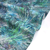 Velluto Digital H 140 cm - FANTASIA ACQUA MARINA