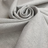 Grob gemahlene Baumwollmischung, H 280 cm – EINFARBIG GRAU