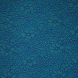 Feltro Lana con Pizzo H 135 cm - PETROLIO