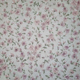 Cotone Fondo Grezzo H 280 cm - FIORI ROSA