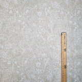 Cotone Fondo Grezzo H 280 cm - FIORI STILIZZATI