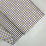 Quadretto Fili Contati H 180 cm - LILLA/KIWI