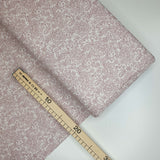 Coton Fantaisie - DENTELLE ROSE VIEUX - coupe minimum ou multiples de 25 x 290 cm