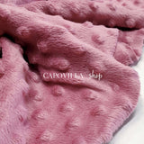 Minky H 160 cm - DUNKELROSA