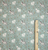 Cotone Percallino Stampa Digitale H 290 cm - PECORE E MUCCHE