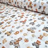 Percalline Coton Impression Numérique - JOYEUX ANNIVERSAIRE H 290 cm