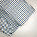 Quadretto Fili Contati H 180 cm - POLVERE/ACCIAIO