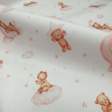 Piquet en coton H 150 cm - RÊVES D'OR/ROSE