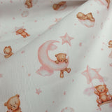 Piquet en coton H 150 cm - RÊVES D'OR/ROSE