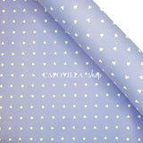 Pannolenci Stampato H 180 cm - LILLA/CUORI PICCOLI BIANCHI