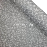 Pannolenci Stampato H 180 cm - GRIGIO MELANGE/FIORI SAMBUCO BIANCHI