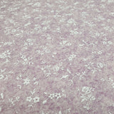 Bedruckte Pannolenci – violette/weiße Holunderblüten – Mindestschnitt oder Vielfaches von 25 x 180 cm