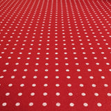 Pannolenci Stampato H 180 cm - BORDEAUX/POIS BIANCHI