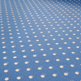 Pannolenci Stampato H 180 cm - CELESTE/POIS BIANCHI