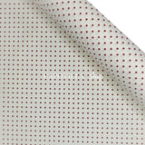 Pannolenci Stampato H 180 cm - PANNA/POIS BORDEAUX