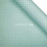 Pannolenci Stampato H 180 cm - MENTA/POIS BIANCHI